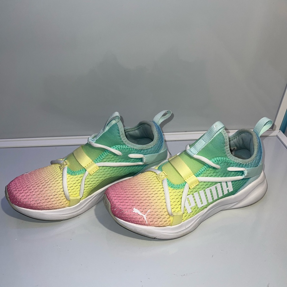 Puma Sneakers - Pink, Yellow, Green Gradient